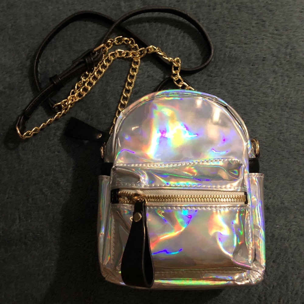 LF holographic crossbody mini bag
